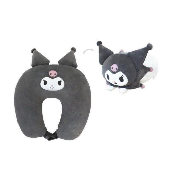 Sanrio 2-Way Neck Pillow Kuromi