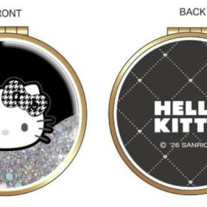 Hello Kitty Floating Double Mirror Monochrome
