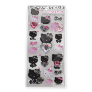 Sparkling Line Stone Sticker Hello Kitty/Zebra