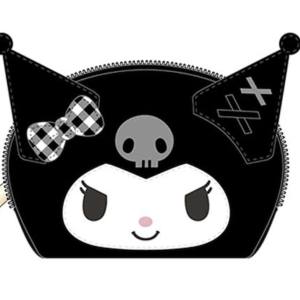 (Matching Gingam Check Series) Oval Mini Pouch Chrome