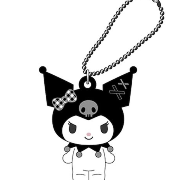 (Matching Gingam Check Series) PVC Mascot Chrome