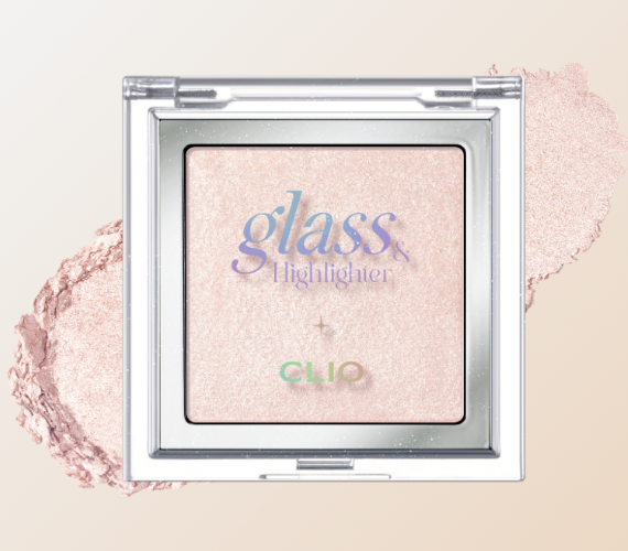 Clio glass & Highlighter 01 Moonglow