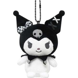 (Matching Gingam Check Series) Ball Chain Mascot Chrome