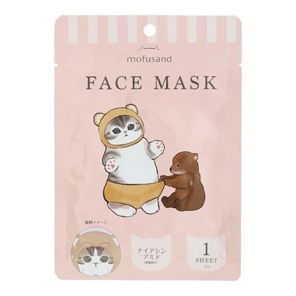 Shobido Mofusand Bear Moisturizing Sheet Face Mask