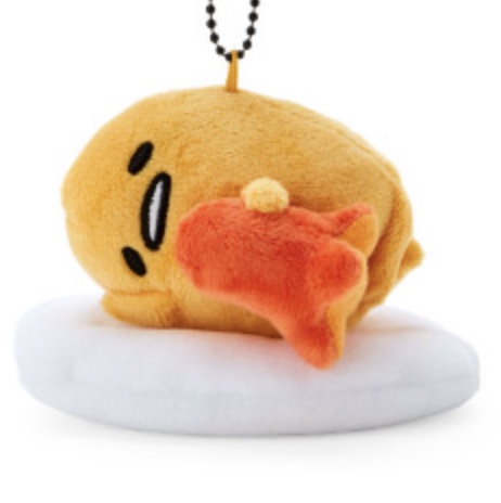 Sanrio Plush Keychain Gudetama