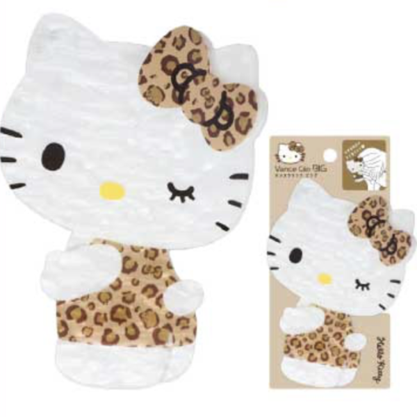 Big Hello Kitty hair clip (leopard print)