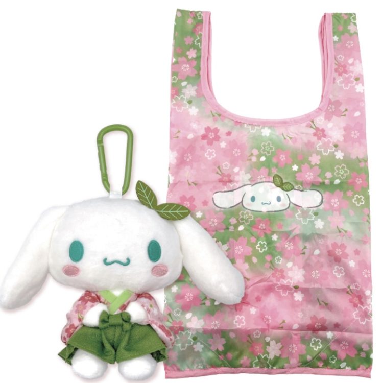 Plush Eco Bag Matcha Kimono Cinnamoroll