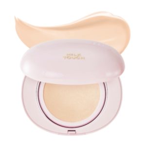 Milk Touch All-Dish Skin Fit Pearl Glow Cushion 02 Vanilla Ivory