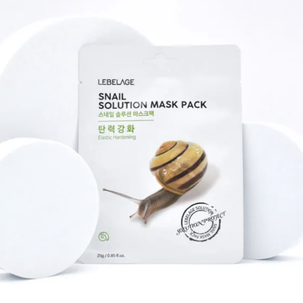 LEBELAGE SNAIL SOLUTION MASK PACK