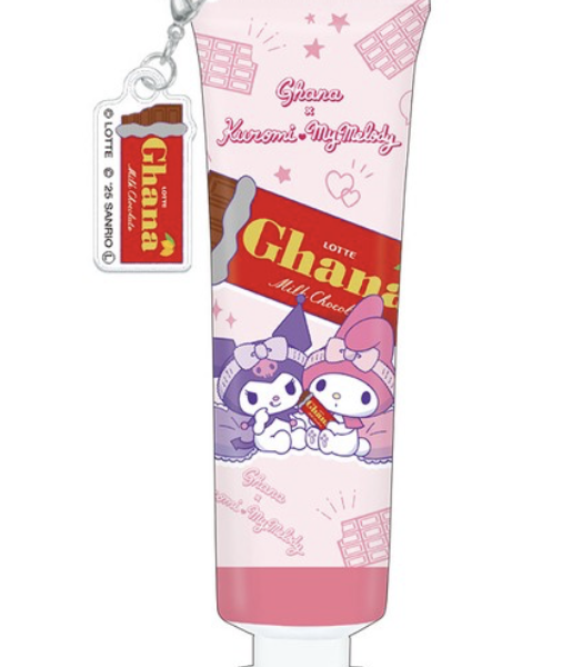 Hand & Nail Cream Charm-attached  Ghana x Kuromi My Melody