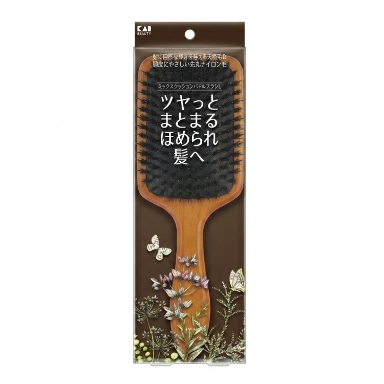 KAI Mix Cushion Paddle Brush L (KQ3194)