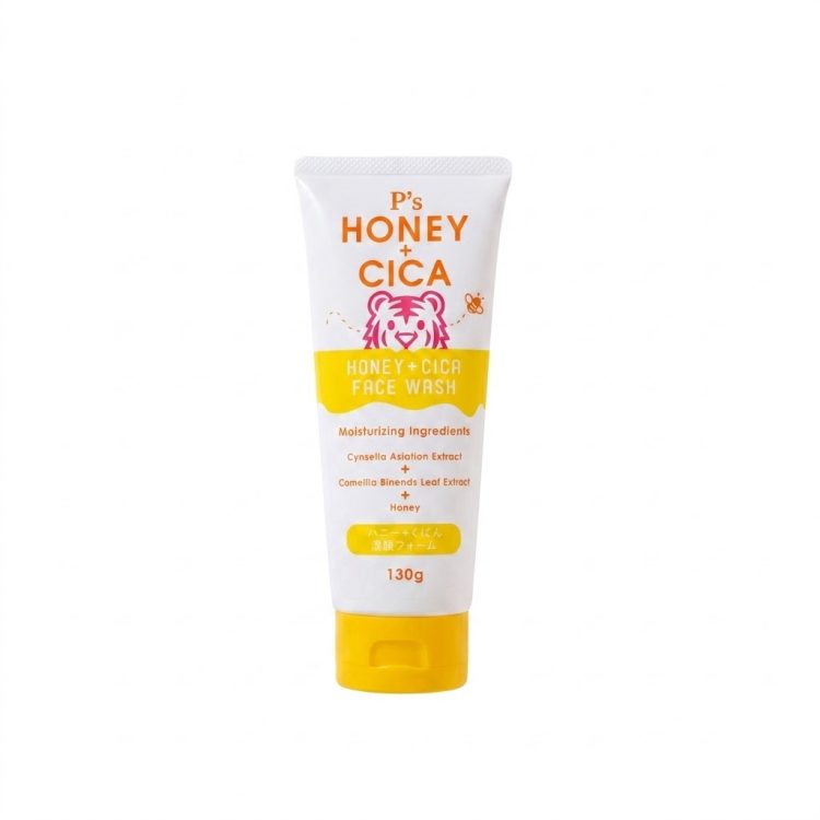 P's Honey + CICA Facial Cleansing Foam 130g