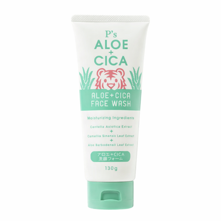 P's Aloe + CICA Facial Cleansing Foam 130g