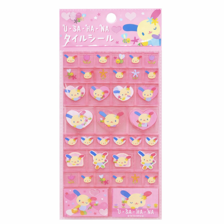 Usahana Tile Stickers Pink