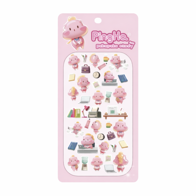 Pingha puffy candy stickers