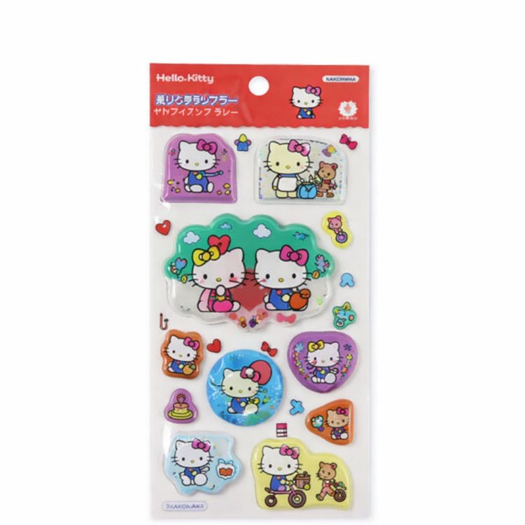 Cotton Candy Capsule Stickers - Hello Kitty