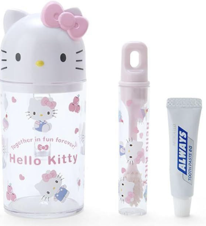 Sanrio Toothbrush & Cup Set Hello Kitty