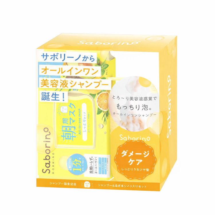 Saborino All-in-one beauty serum shampoo CS & Awakening Sheet N